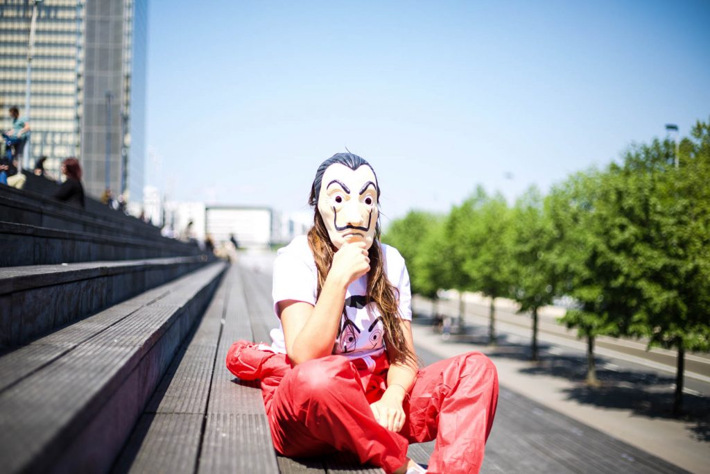J'ai décidé de porter La tenue Casa De Papel